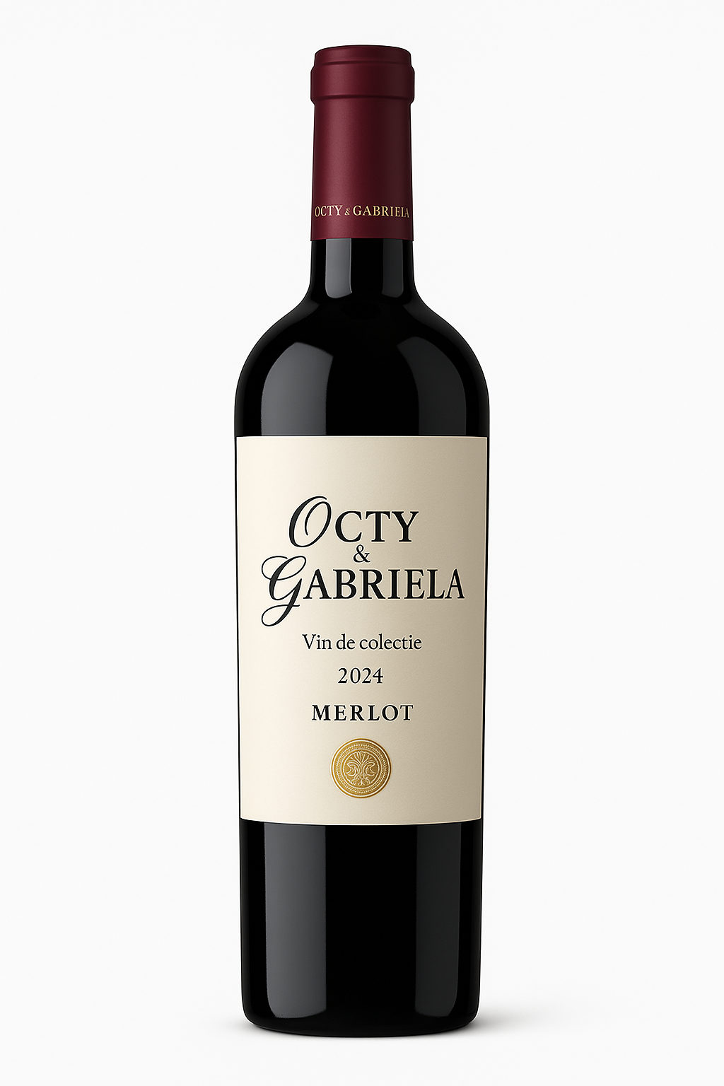 Vin Rosu Merlot BRAND Octy & Gabriela